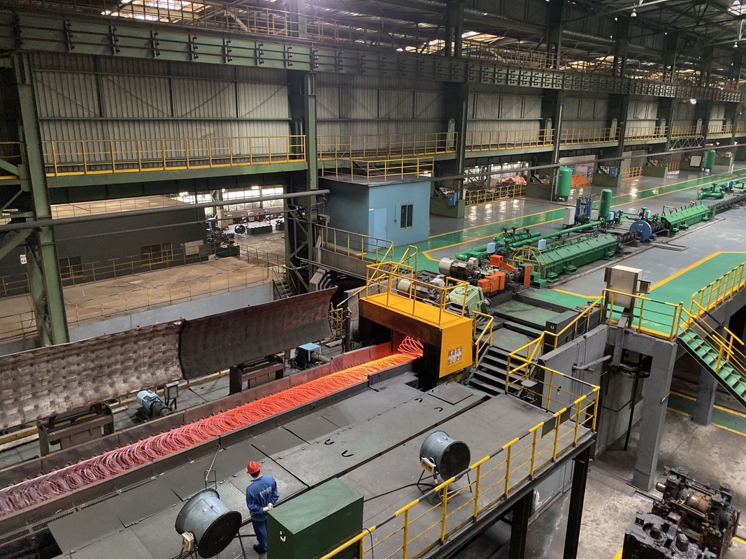 Continuous Rolling Process Wire Rod Manufacturing Mill With High Accuracy